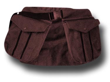 Picking-up belt cordura brown