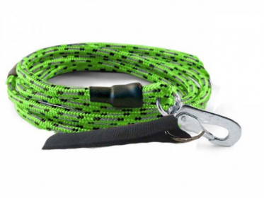 Belt lead Handsfree with carabiner reflective